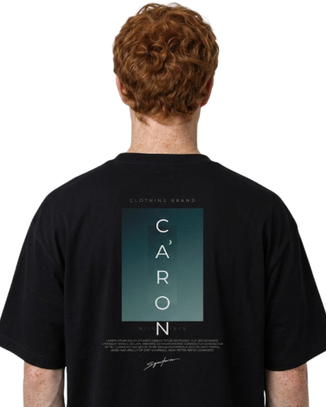 CARON Night Vibes TEE black