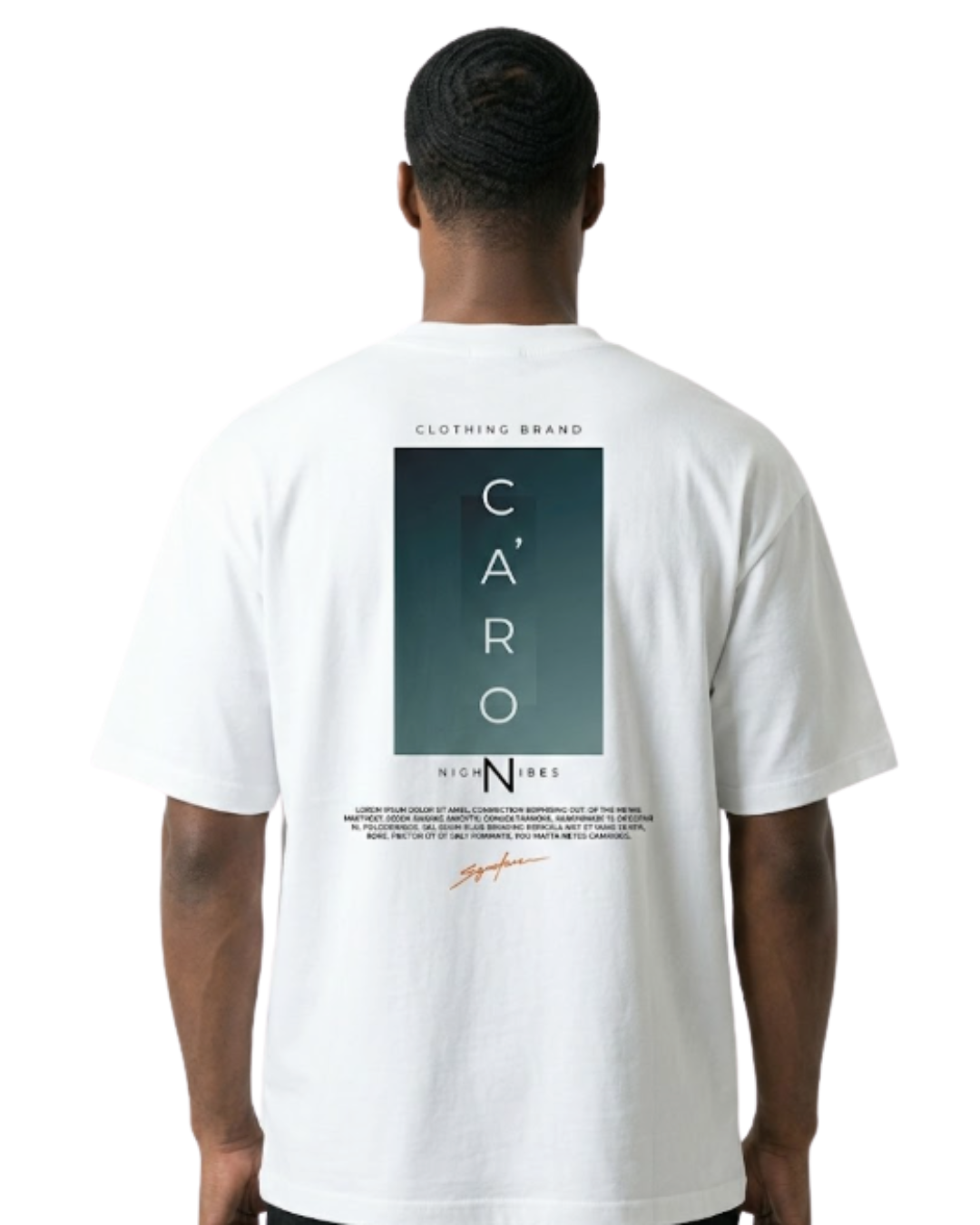 CARON Night Vibes TEE white