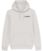 CARON Black in White HOODIE white - CARON