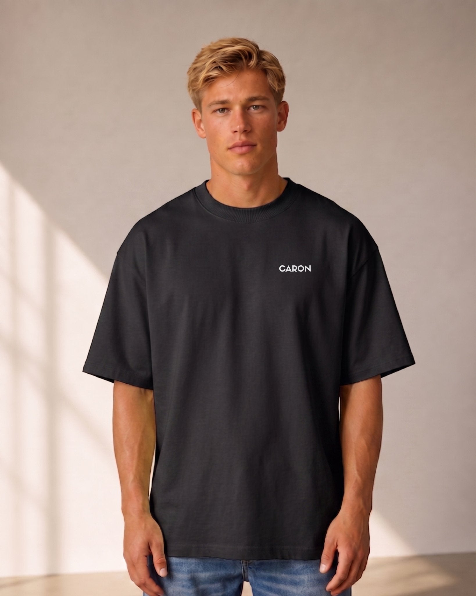CARON Essential Logo TEE black - CARON