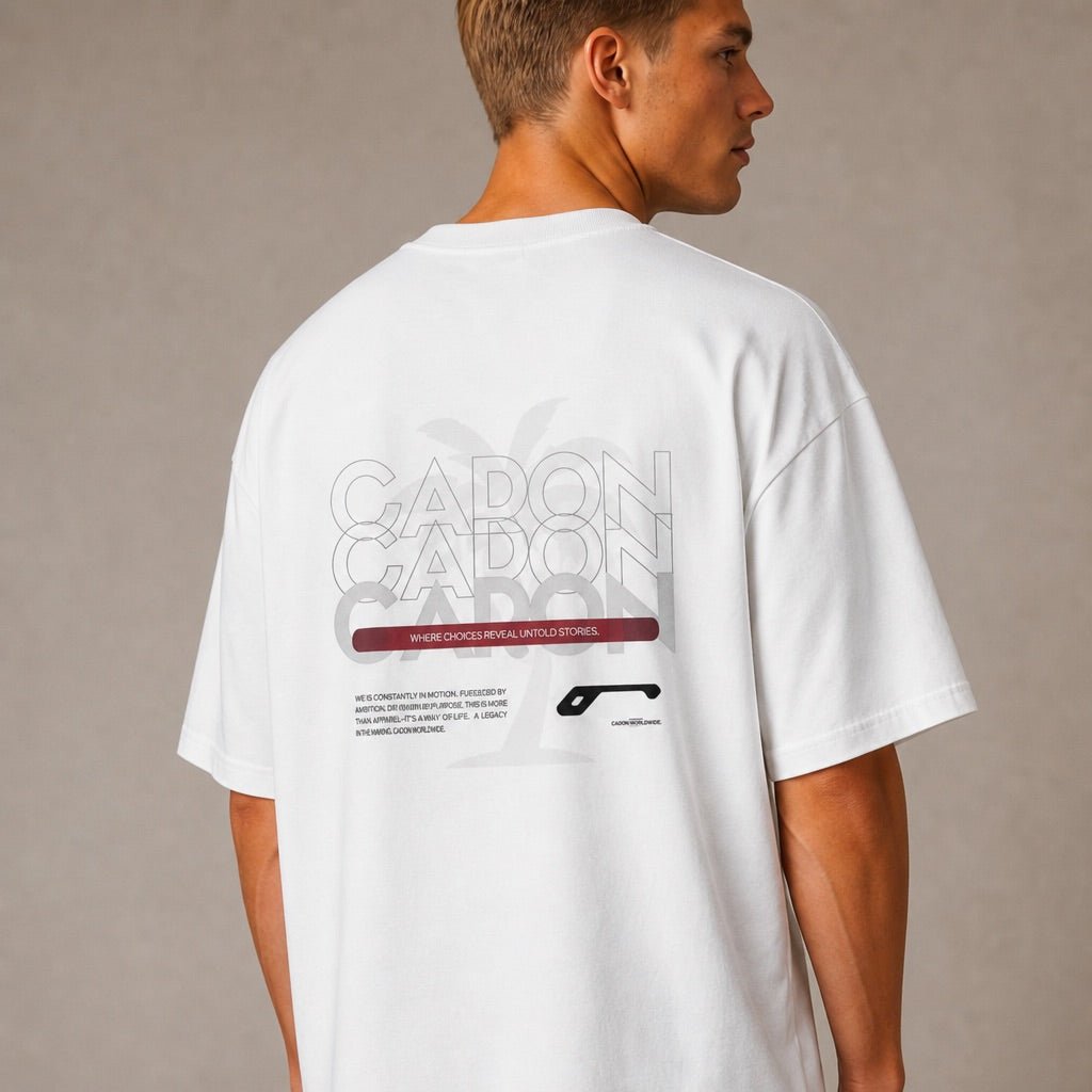CARON Untold Stories TEE white - CARON
